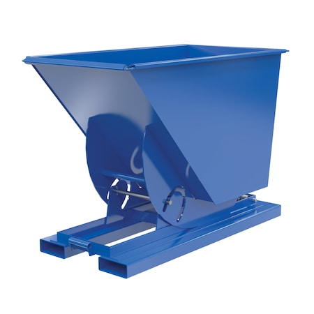 Vestil HOPPER W/O BUMP & DUMP LD .75 CU 2K BLUE D-75-LD-NB